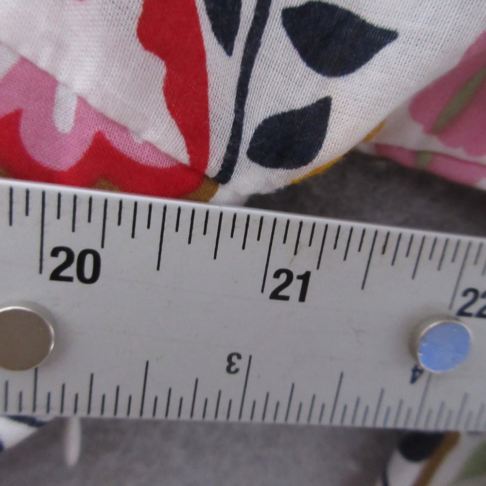 Boden Dress 10R Floral Boho Belted Cotton Colorful Balloon Sleeve Mod Cottage - Picture 6 of 12